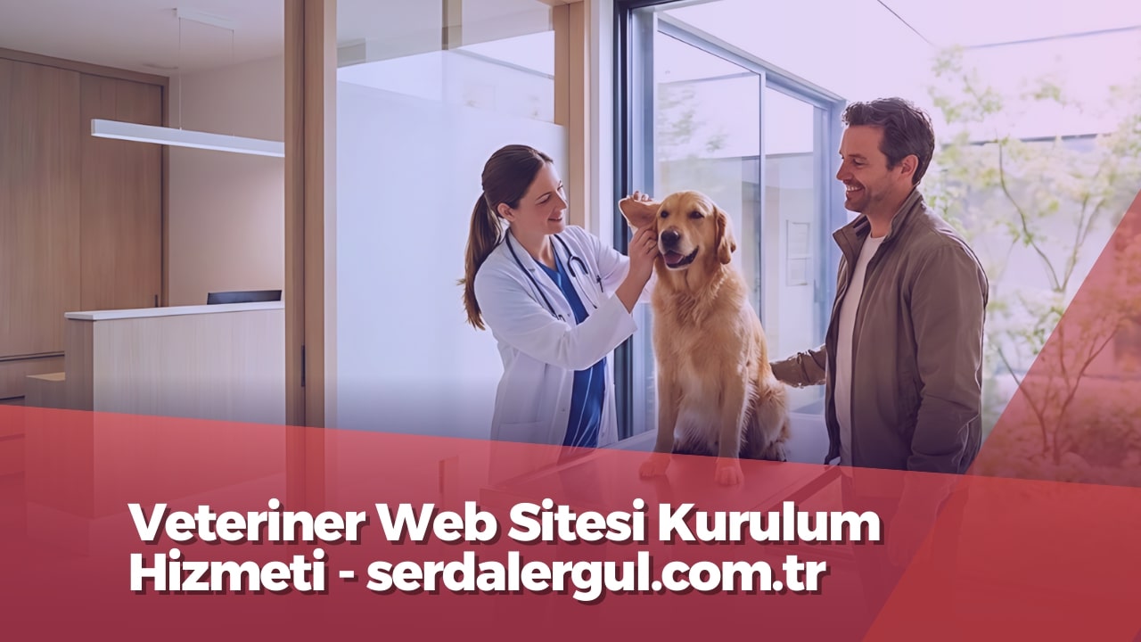 Profesyonel veteriner kliniği için güven veren, modern ve kullanıcı odaklı web sitesi tasarımı
